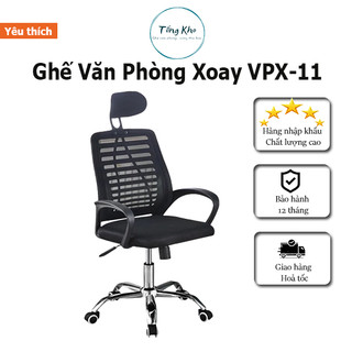 Ghế văn phòng xoay lưng cao VPX 12 đệm siêu dày, hàng loại 1
