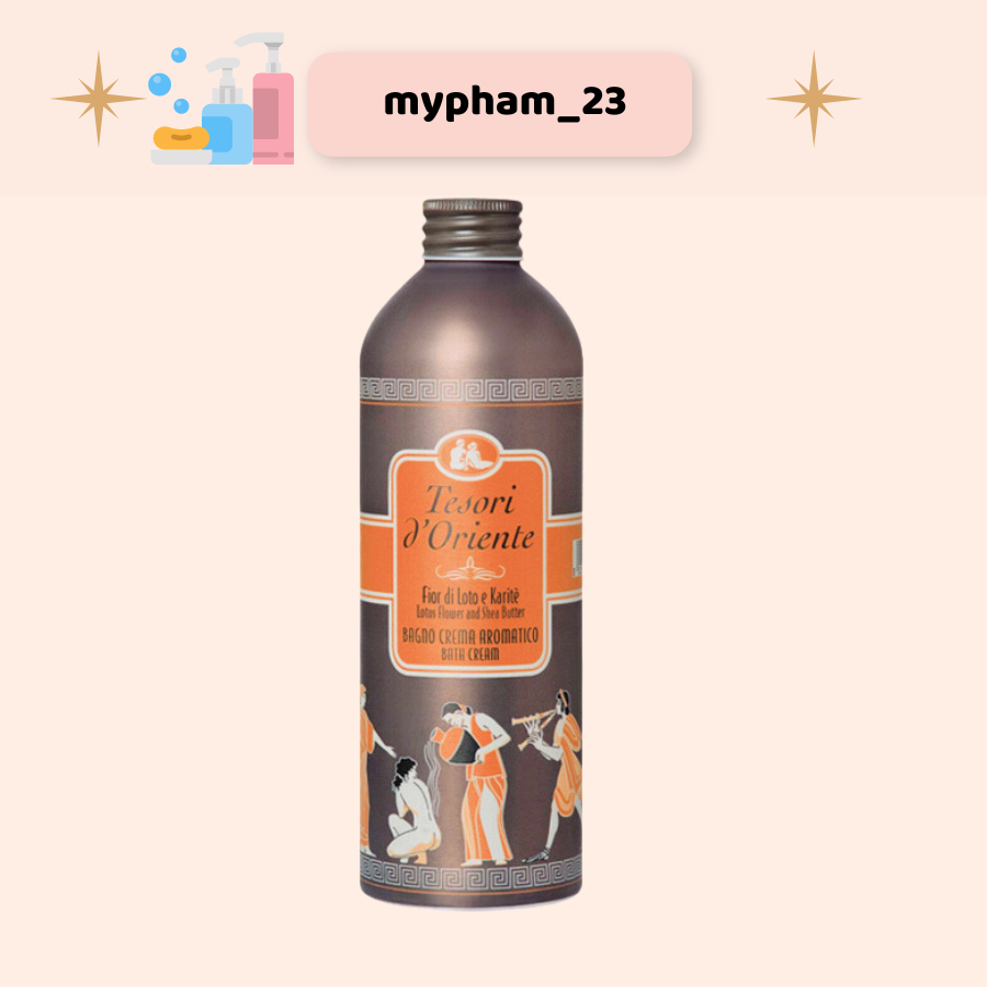 Sữa Tắm Tesori Hương Hoa Sen Kèm Vòi dOriente 500ml