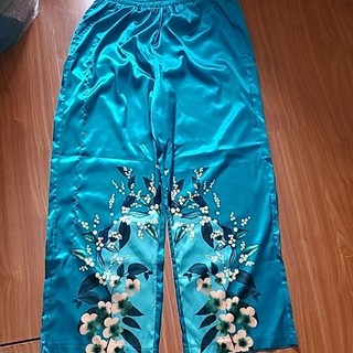 set bộ trung niên lụa bóng