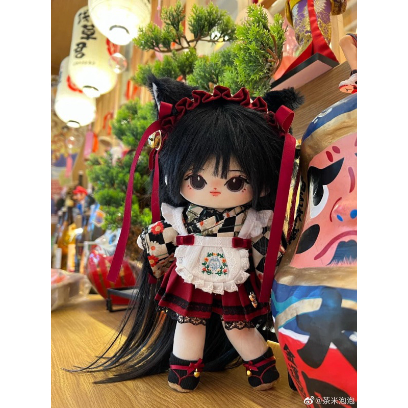 Set outfit Meow Meow Restaurant đỏ/ hồng fullset - Sẵn