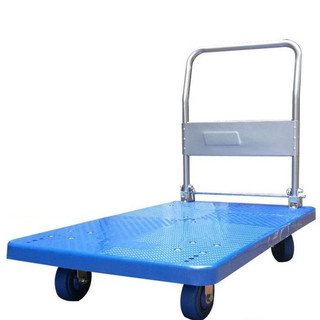 Xe Đẩy Hàng 4 bánh Gấp Gọn 400kg - Hàng Nhập Khẩu - Chắc Chắn ( Xanh ) - chuyển 400kg nhẹ như đẩy em bé trong nôi