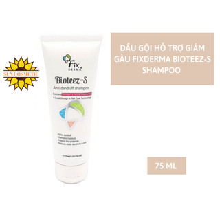Dầu gội hỗ trợ giảm gàu fixderma bioteez-s shampoo 75ml