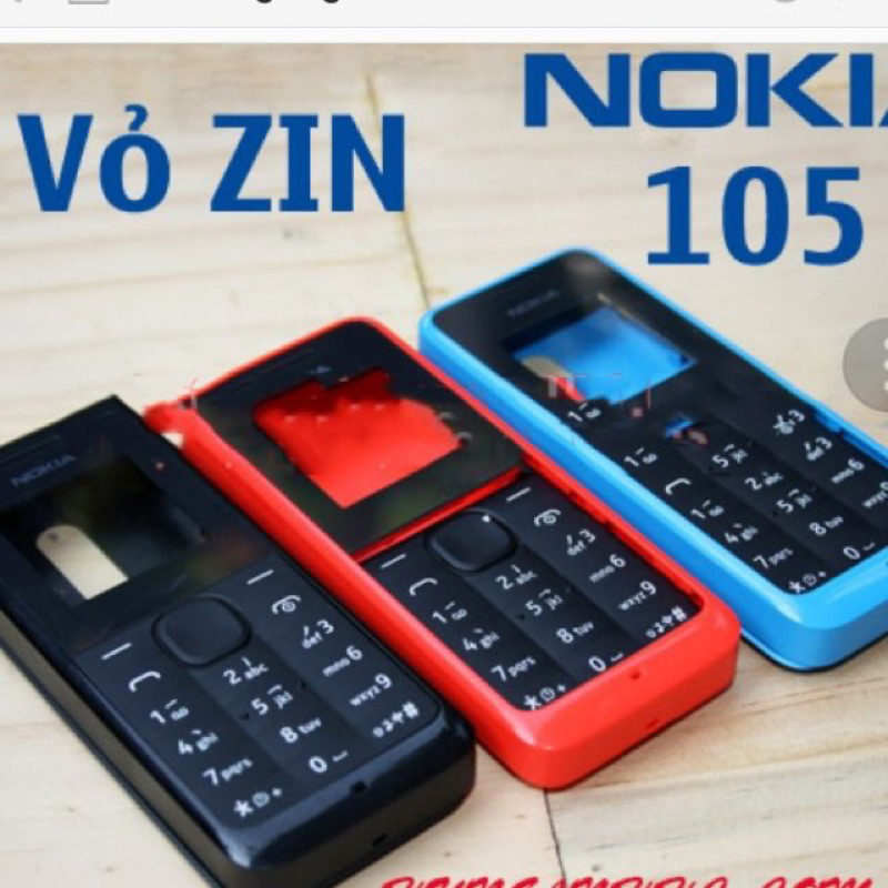 Vỏ Nokia 105 zin mới