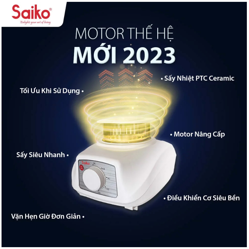 Tủ sấy quần áo Saiko CD-2300