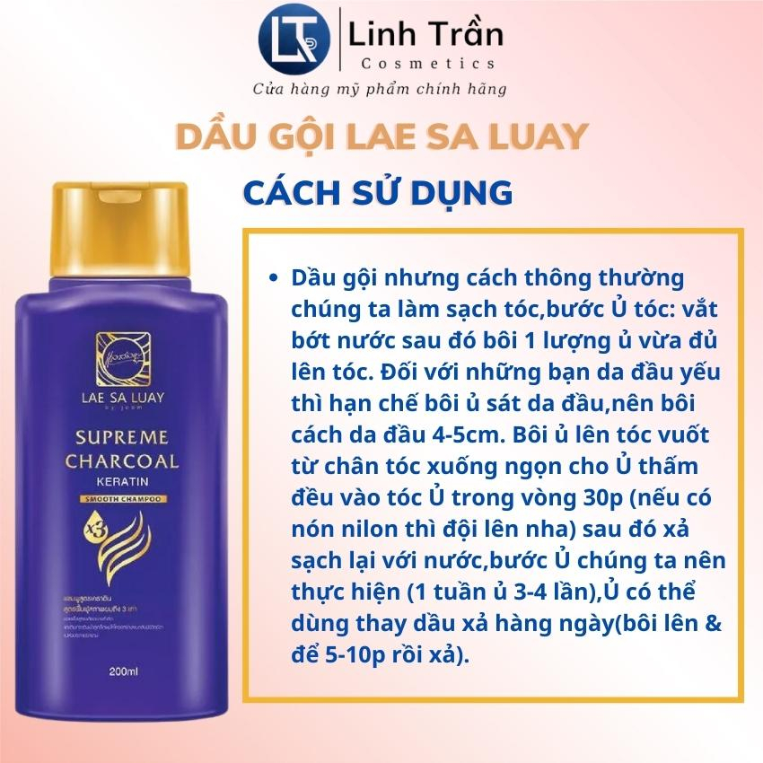 Dầu Gội Dưỡng Tóc, Ủ Tóc Siêu Mượt Thái Lan Lae Sa Luay 200ml