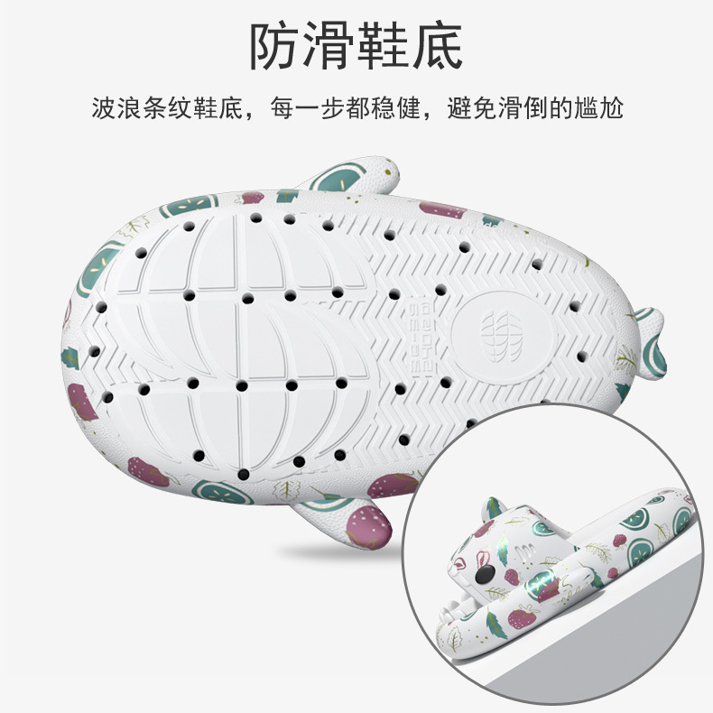 Dép Cá Mập Bản Giới Hạn Hoạ Tiết Đặc Biệt Loại 1 Đế Cao Dày 4cm, Chống Trơn Trượt Size Lớn Cho Nam Nữ Phong