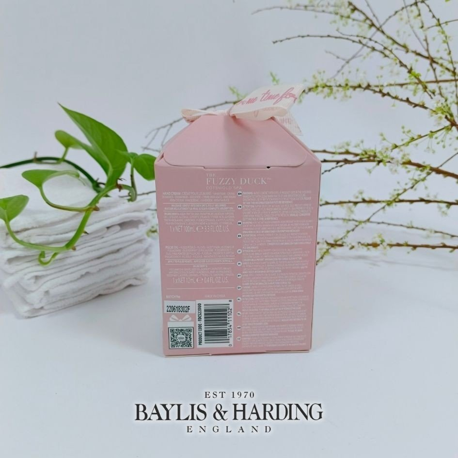 Bộ quà tặng 2 món chăm sóc da hương hoa hồng và Neroli - Baylis&Harding The Fuzzy Duck Cotswold Spa