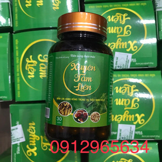 Viên Uống thảo dược Xuyên tâm liên nấm linh chi đông trùng hạ thảo Nano Gold ngừa bệnh về hô hấp tăng cường hệ miễn dịch