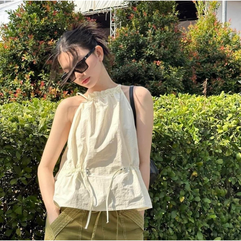 Áo yếm dây rút eo Za Ra LiLi ROOM (ảnh thật shop chụp)