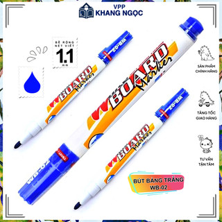 1 cây bút lông viết bảng trắng wb02 mực xanh