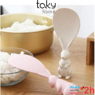 Muôi Xới Cơm Hình Thỏ Dễ Thương, Nhiều Màu Lựa Chọn, Kiểu Dáng Dễ Thương, Nhựa Chất Lượng Cao, An Toàn. TakyHome 5450