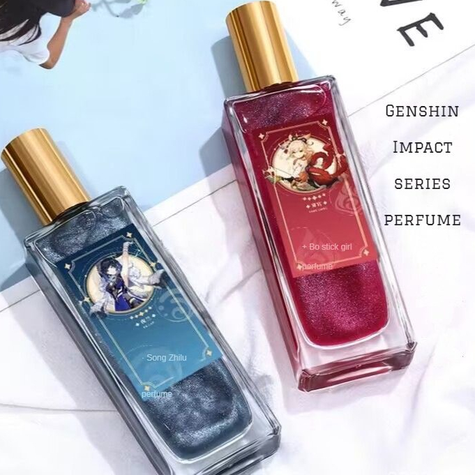 Xịt thơm Genshin Impact theo nhân vật nước hoa khử mùi lâu phai game anime chibi xinh xắn quà tặng độc đáo