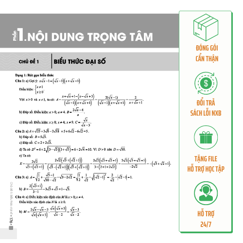 Sách - Đột phá 9+ môn Toán kì thi 9 vào 10 THPT - Phiên bản classic