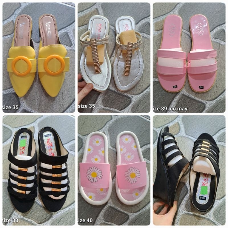 Tồn kho dép quai ngang dép cao dép sục ký gửi