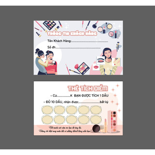 100 Thẻ tích điểm, Phiếu tích điểm trang điểm