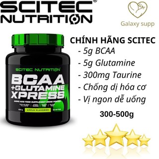 Scitec bcaa + glutamine xpress phục hồi cơ bắp 50 servings