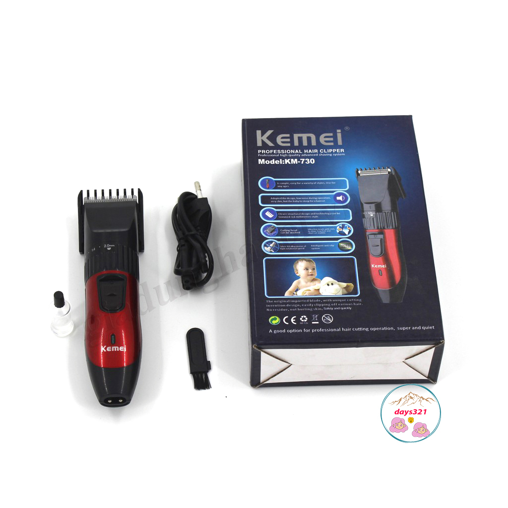 Tông đơ cắt tóc Kemei KM-730 sạc điện cho trẻ em hoặc cho thú cưng