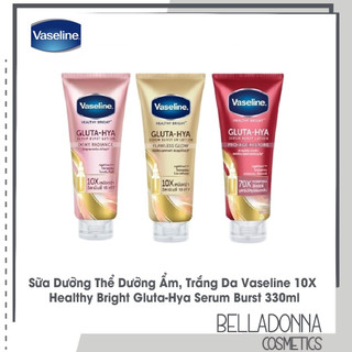 Sữa Dưỡng Thể Trắng Da Ngày Và Đêm Vaseline Healthy Bright Gluta-Hya Serum Burst 330ml