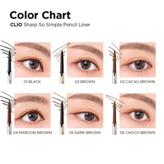 Viền Mắt Clio Sharp, So Simple Waterproof Pencil Liner 0.14g