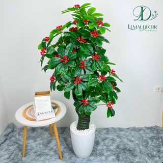 Cây Kim Ngân Lượng giả loại cao cấp, nhiều lá và quả
