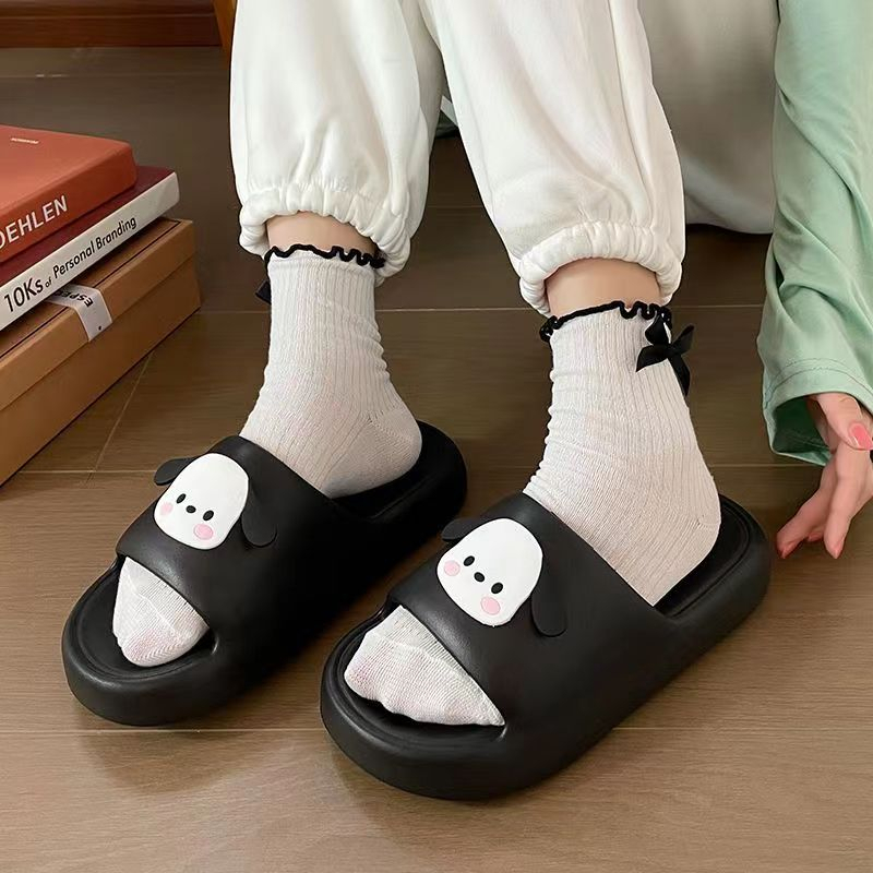 Dép Lê Nữ Hoạt Hình Chó Con Mẫu Mới Dễ Thương Mùa Hè Chống Trượt