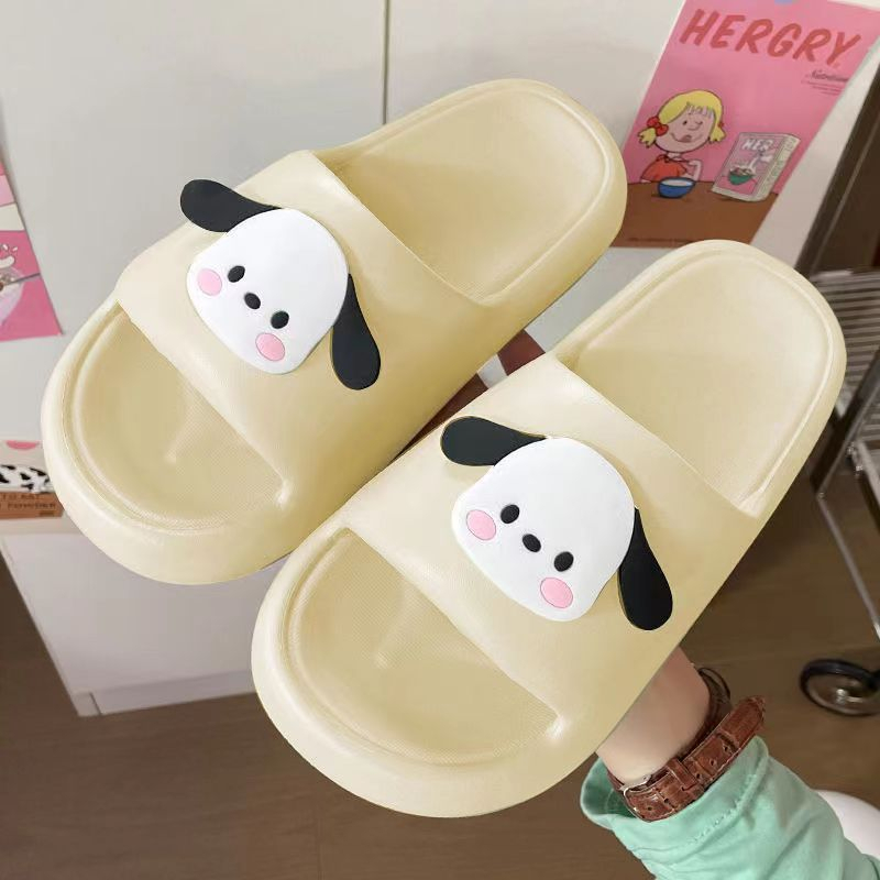 Dép Lê Nữ Hoạt Hình Chó Con Mẫu Mới Dễ Thương Mùa Hè Chống Trượt