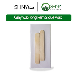 Bộ giấy wax lông 50 tờ và 2 que gỗ