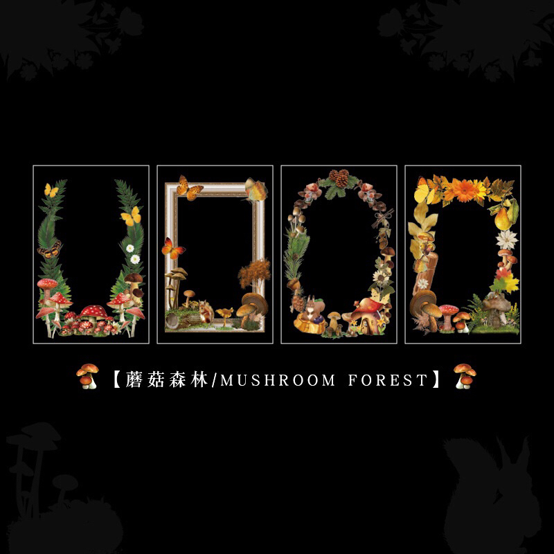 Sticker trang tí Scrapbook, sổ, vở