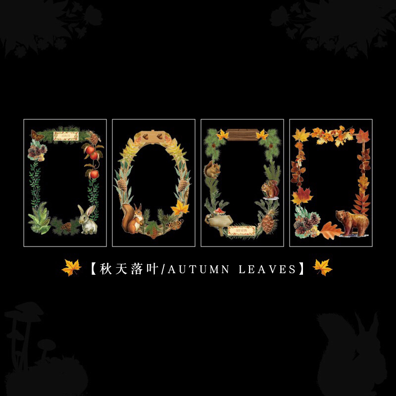 Sticker trang tí Scrapbook, sổ, vở