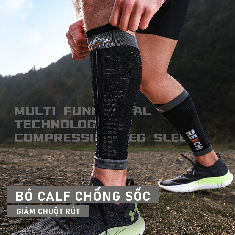 Bó Calf Chạy Bộ, Bó Bắp Chân Chạy Bộ, Chạy Trail Nam Nữ, Đạp Xe Thể Thao Rexchi HX31