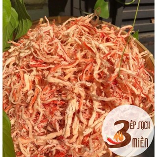 Khô mực xé sợi hấp nước dừa 300gr