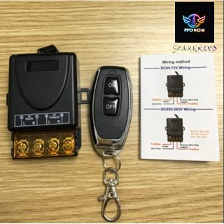 Công tắc điều khiển từ xa sóng RF 433 MHz học lệnh 3 chế độ Remote 2 nút ON_OFF