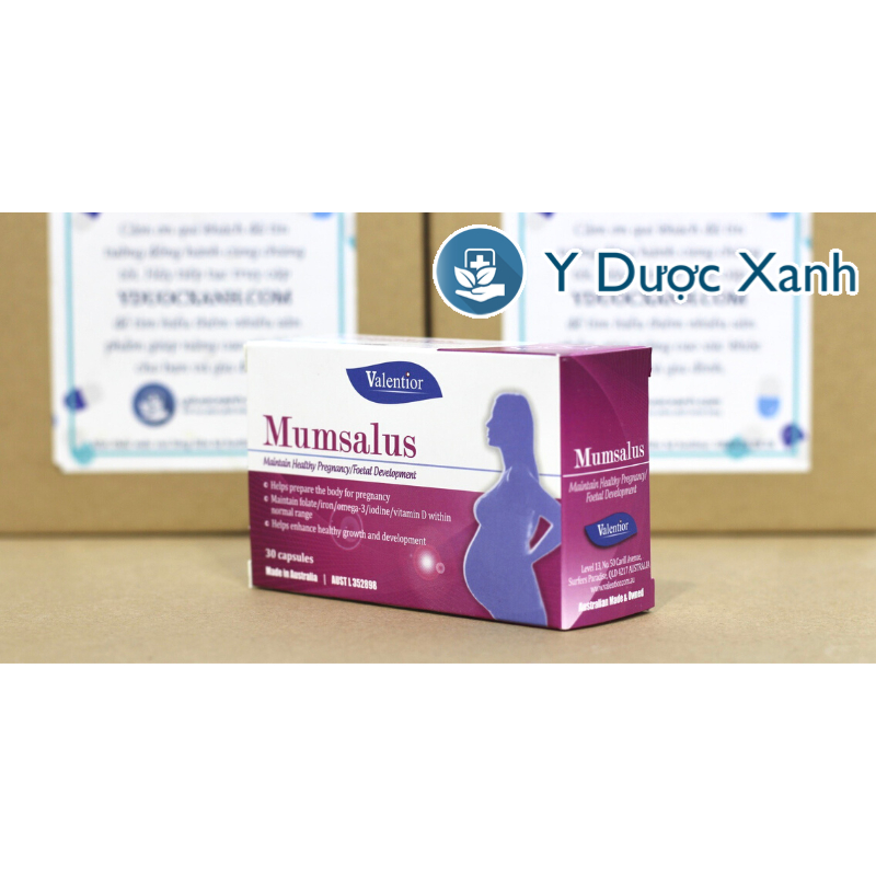 Mua  MUMSALUS, 30 viên, Viên uống bổ sung vitamin, sắt cho bà bầu - Y Dược Xanh