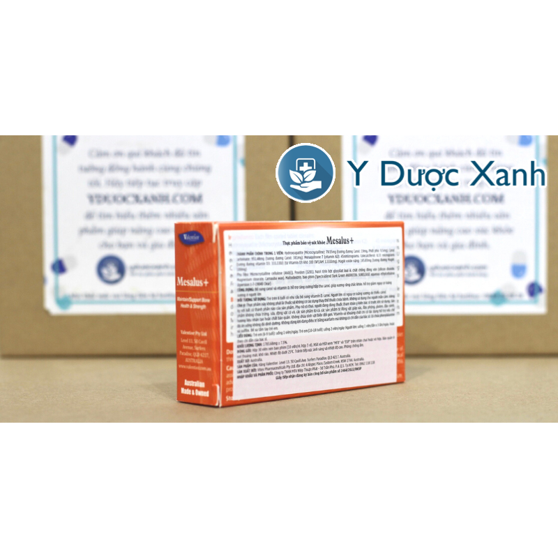 Mua   MESALUS+, 30 viên, Viên uống bổ sung canxi và vitamin D cho người lớn - Y Dược Xanh