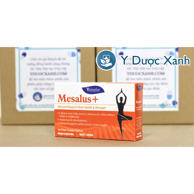 Mua   MESALUS+, 30 viên, Viên uống bổ sung canxi và vitamin D cho người lớn - Y Dược Xanh