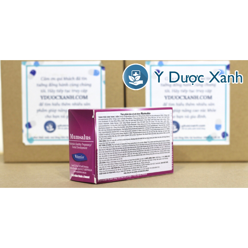 Mua  MUMSALUS, 30 viên, Viên uống bổ sung vitamin, sắt cho bà bầu - Y Dược Xanh
