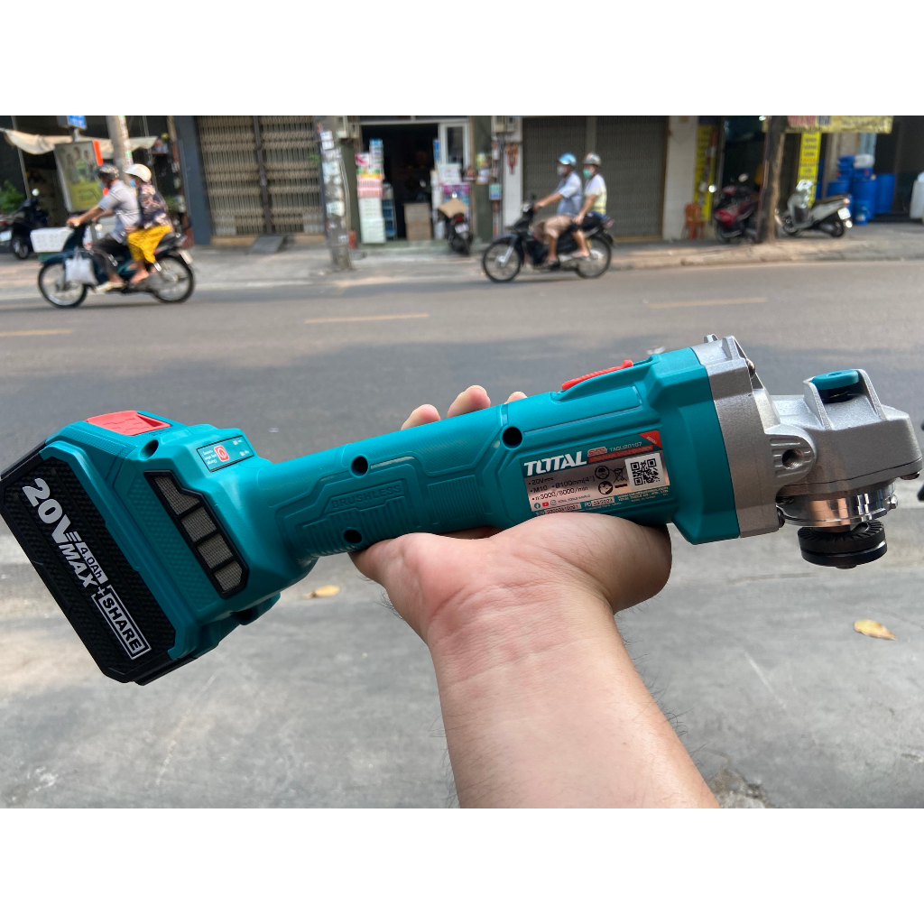 TOSLI2301510 Bộ combo 3 máy khoan động lực , máy mài góc và máy siết vít dùng pin 20v Total