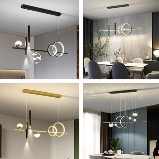 Đèn thả hiện đại, đèn thả trần led trang trí phòng khách 3 chế độ sàng hiện đại sang trọng