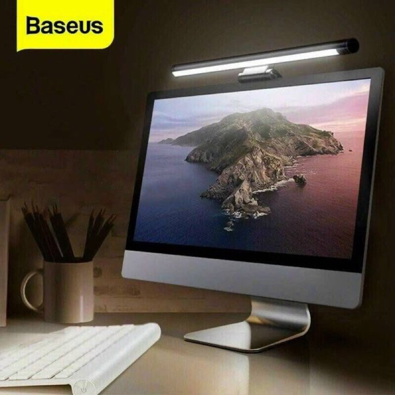 Đèn treo màn hình chống chói bảo vệ mắt Baseus i-work Pro Series (USB Stepless Dimming Screen Hanging light) DGIWK-P01