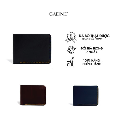 Ví Da Nam DELVIN Da Sáp Nhập Khẩu Cao Cấp - G04