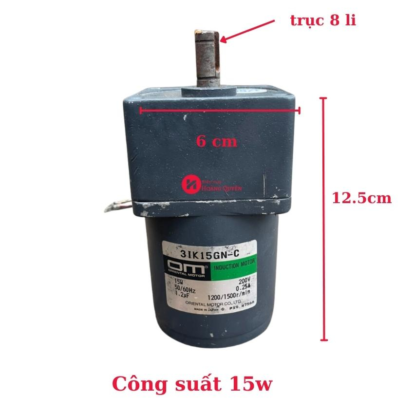 Mô tơ moto giảm tốc quay gà vịt hàng Nhật Bản giá tốt _ 220v 6w 15w 25w