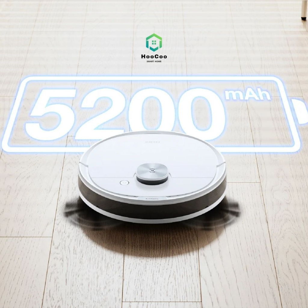 Robot hút bụi lau nhà Ecovacs Deebot N10 Quốc tế Lực hút mạnh 4300PA Chính hãng, Bảo hành 12 tháng, App tiếng Việt | BigBuy360 - bigbuy360.vn
