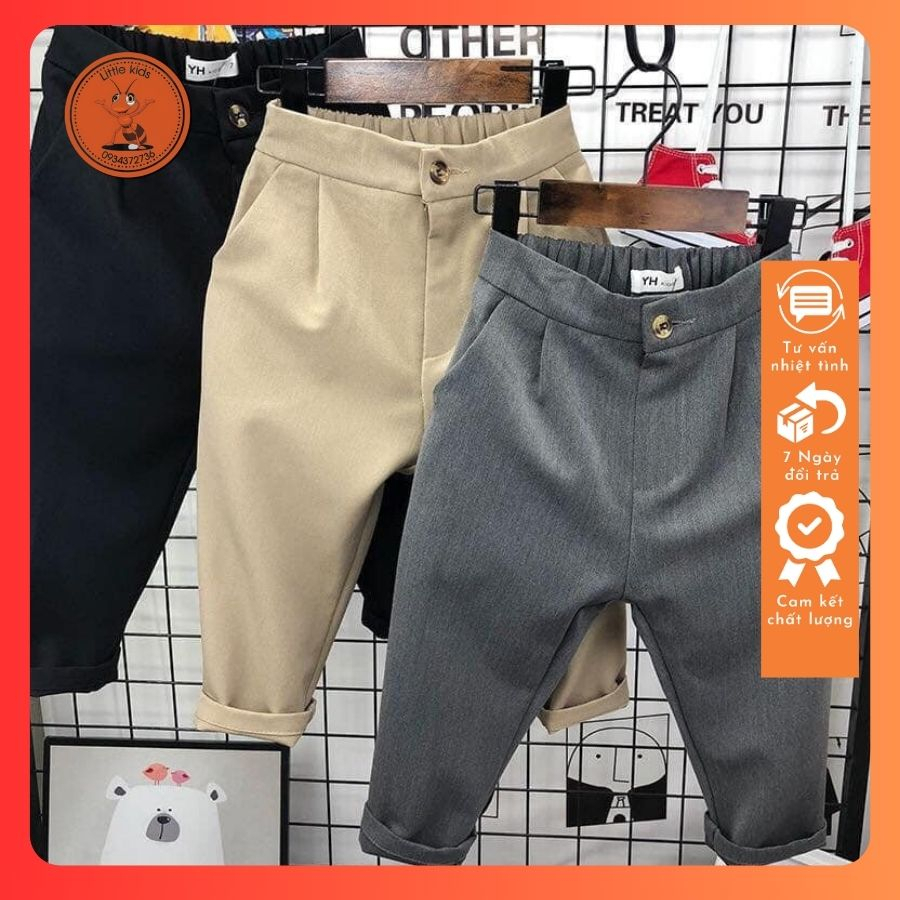 Quần Âu Tây Dài Phong Cách Hàn Quốc Cho Bé Từ 15-45Kg - Littlekids.T