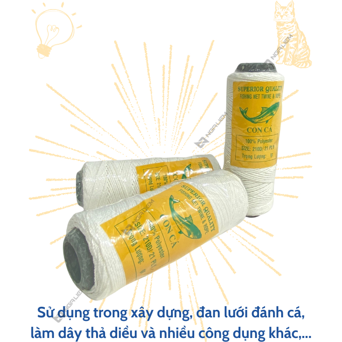 Dây nhợ  Câu cá, xây dựng