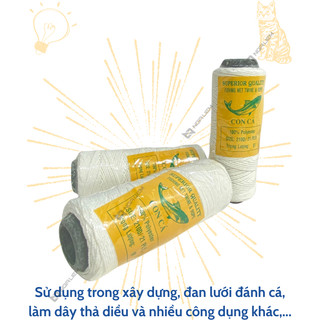 Dây nhợ (Chỉ nhợ) Câu cá, xây dựng (50gr; 100gr; 200gr; 500gr)