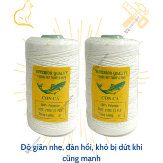 Dây nhợ (Chỉ nhợ) Câu cá, xây dựng (50gr; 100gr; 200gr; 500gr)