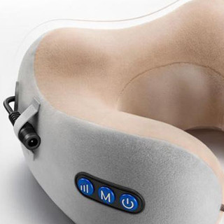 Gối massage cổ vai gáy - Thương Hiệu Đài Loan , bông mịn cao cấp giúp lưu thông máu huyết giảm cơn đau mỏi