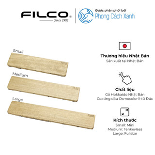 Kê tay bàn phím cơ Filco gỗ Hokkaido - Hàng Chính Hãng NEW 100%