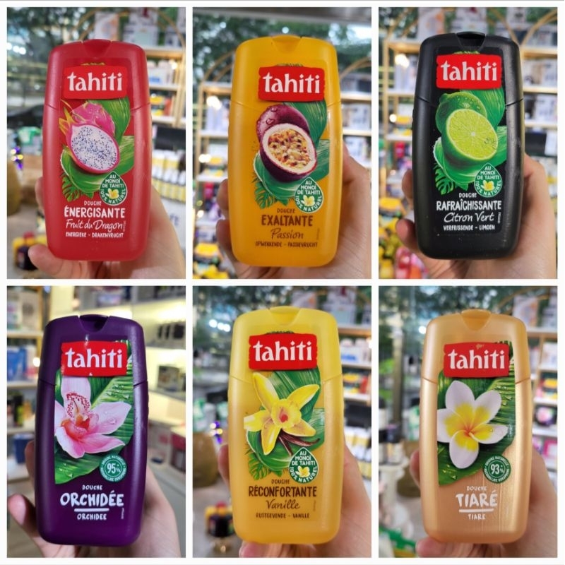 🍇🍒🍓 Sữa Tắm TAHITI PHÁP các mùi tự nhiên cực thơm 250ml