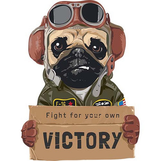 [Hình ủi, ép nhiệt] Hình chó Pug và Bull P3